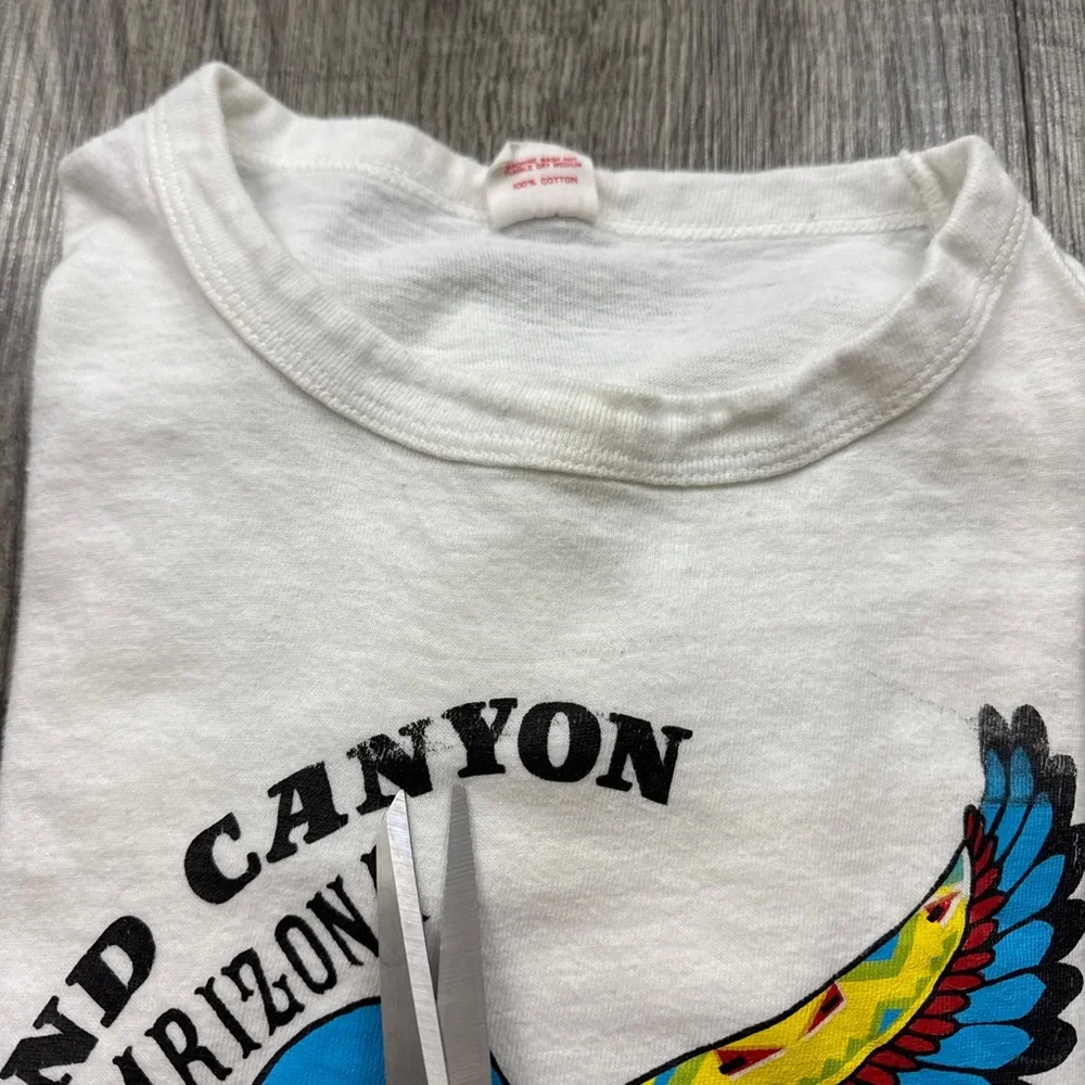 Vintage 70s 80s Grand Canyon Arizona Native American T Shirt Youth 16